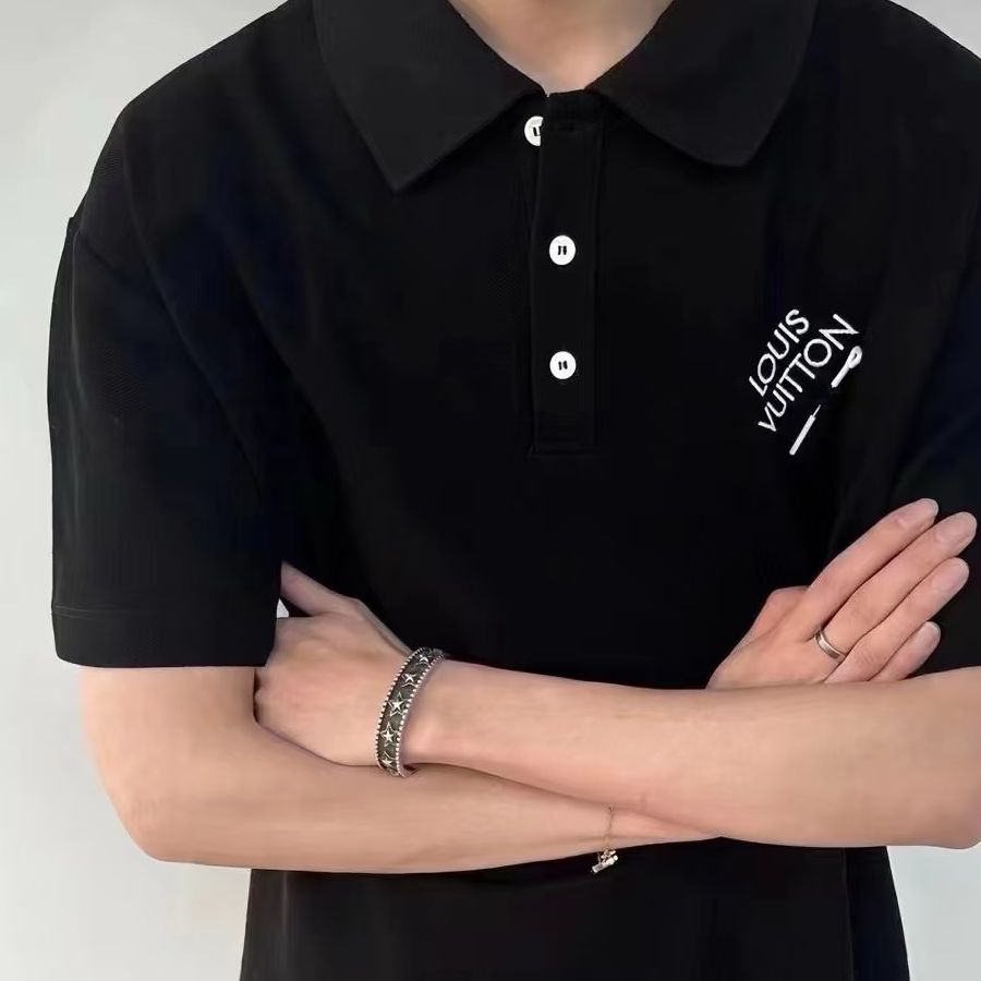 [루이비통] 핀 자수 폴로셔츠