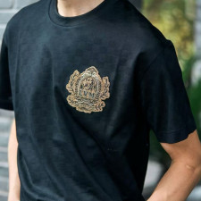 [루이비통] 패턴 배지 티셔츠