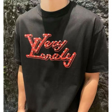 [루이비통] 진주 슬로건 프린트 티셔츠