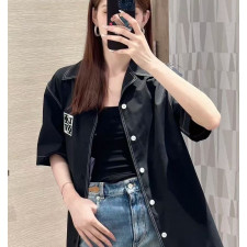 [루이비통]자수 코튼 셔츠