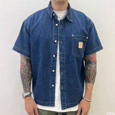 [루이비통] 파리스 캣워크 데님 블루 셔츠