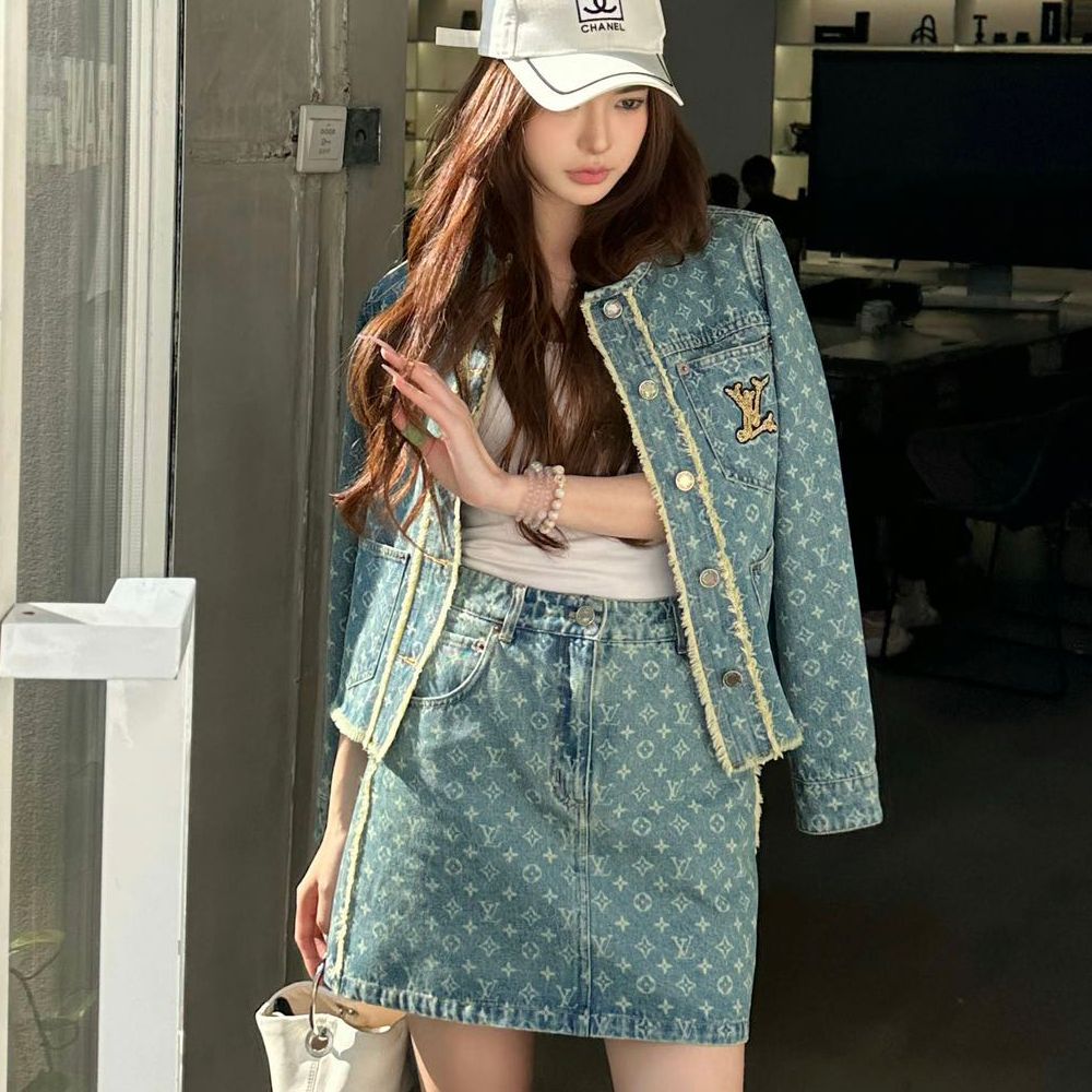 [루이비통] 25 데님 스커트