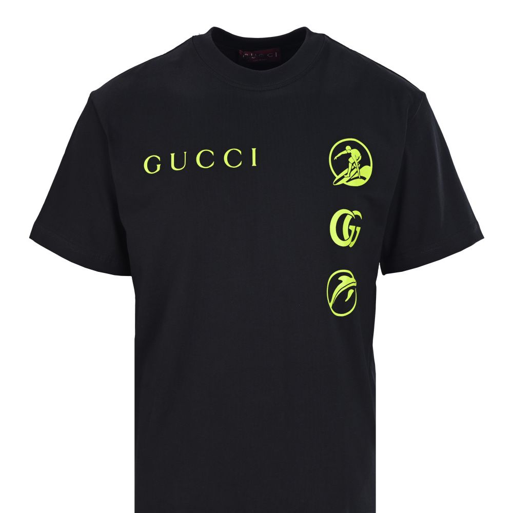 [구찌] 스키스포츠 시리즈 프린트 티셔츠