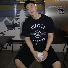 [구찌] 트위스트 벨트 로고 티셔츠