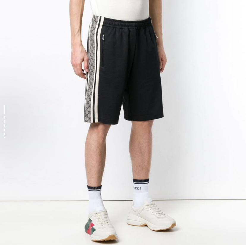 [구찌] 클래식 더블 G 웹 쇼츠