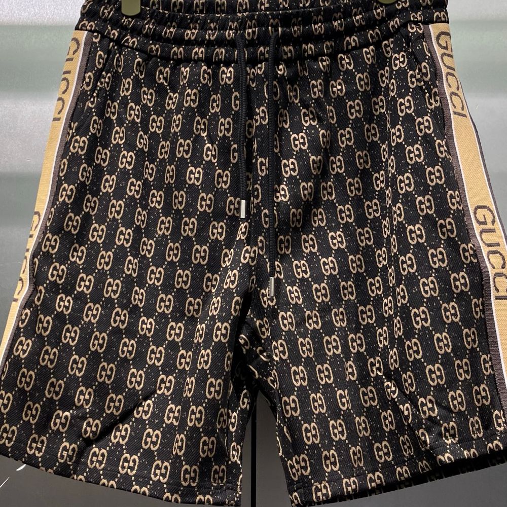 [구찌] 더블 G 자가드 웹 쇼츠