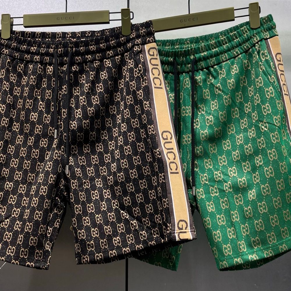 [구찌] 더블 G 자가드 웹 쇼츠