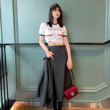 [구찌] 로고 프린트 티셔츠