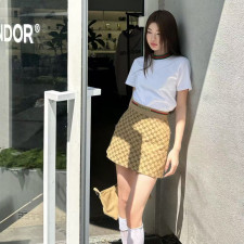 [구찌] 티셔츠/스커트 셋업수트