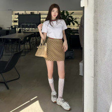 [구찌] 티셔츠/스커트 셋업수트