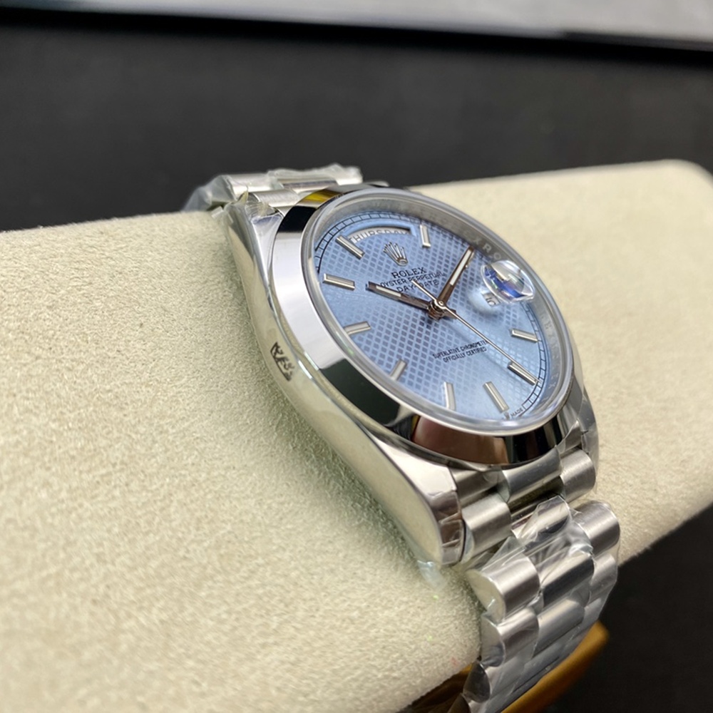 [롤렉스] 롤렉스 데이데이트 40MM 228239 프레지던트 블루 다이얼 Domed bezel(돔 베젤) Rolex DayDate