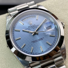 [롤렉스] 롤렉스 데이데이트 40MM 228239 프레지던트 블루 다이얼 Domed bezel(돔 베젤) Rolex DayDate
