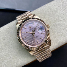[롤렉스] 롤렉스 데이데이트 40MM 228239 프레지던트 핑크 다이얼 Fluted bezel (플루티드 베젤) Rolex DayDate