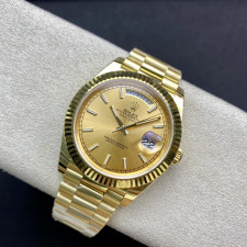 [롤렉스] 롤렉스 데이데이트 40MM 228239 프레지던트 엘로우골드 다이얼 Fluted bezel (플루티드 베젤) Rolex DayDate
