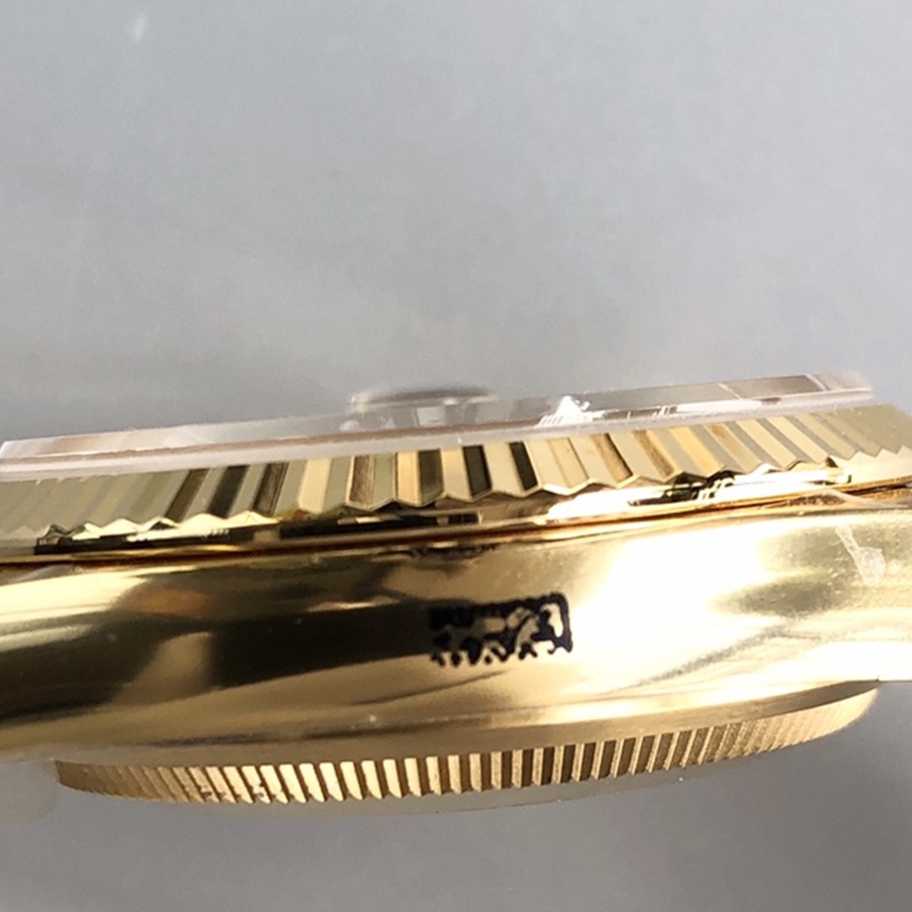 [롤렉스] 롤렉스 데이데이트 36/40mm 128238 엘로우골드 인덱스 다이얼 Fluted bezel (플루티드 베젤) Rolex DayDate