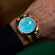 [롤렉스] 롤렉스 데이데이트 36/40mm 279135 엘로우골드 선더스트 스타다이아 다이얼 Fluted bezel (플루티드 베젤) Rolex DayDate