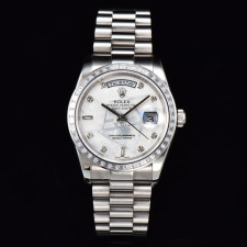 [롤렉스] 롤렉스 데이데이트 36/40mm 228396TBR Meteorite Platinum Presidential 다이얼 Fluted bezel (플루티드 베젤) Rolex DayDate