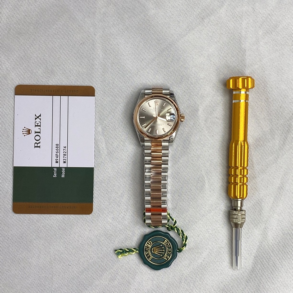 [롤렉스] ROLEX DATEJUST 31mm 126334 데이저스트 로즈골드 인덱스 콤비 쥬빌레 오이스터
