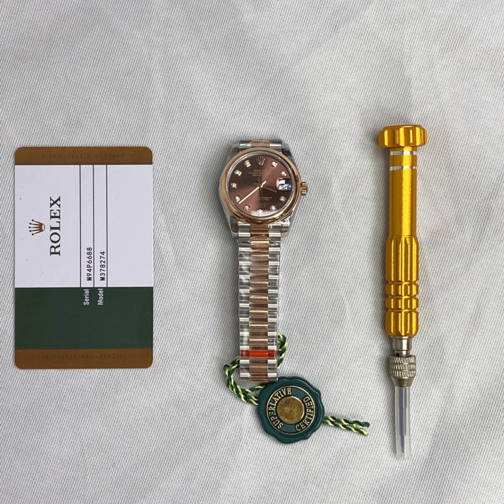 [롤렉스] ROLEX DATEJUST 31mm 126334 데이저스트 로즈골드 텐포인트 콤비 초코 다이얼 쥬빌레 오이스터