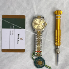 [롤렉스]  ROLEX DATEJUST 31mm 126334 데이저스트 엘로우골드 콤비 텐포인트 다이얼 Cubic bezel (큐빅 베젤) Jubilee bend (쥬빌레밴드)