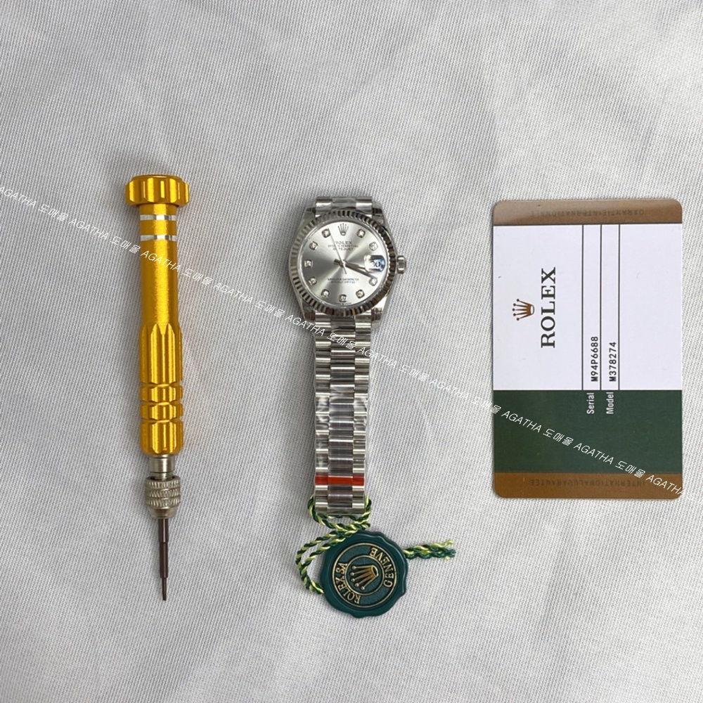 [롤렉스]  ROLEX DATEJUST 31mm 126334 데이저스트 실버 텐포인트 그레이 다이얼 쥬빌레(Jubilee)밴드