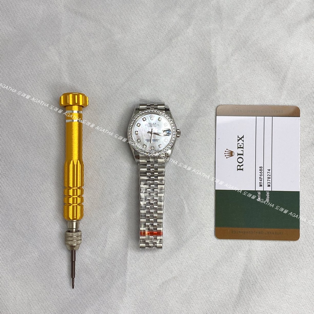 [롤렉스]  ROLEX DATEJUST 31mm 126334 데이저스트 실버 텐포인트 진주펄 다이얼 쥬빌레(Jubilee)밴드