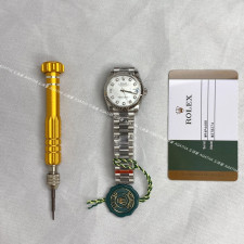 [롤렉스]  ROLEX DATEJUST 31mm 126334 데이저스트 실버 텐포인트 진주펄 다이얼 쥬빌레/프레지던트(Presidents)밴드