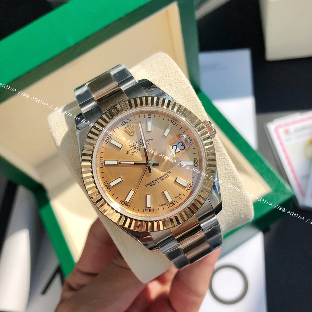 [롤렉스]  ROLEX DATEJUST 36/41mm 126331 데이저스트 콤비 인덱스 엘로우골드 다이얼 프레지던트(Presidents)밴드