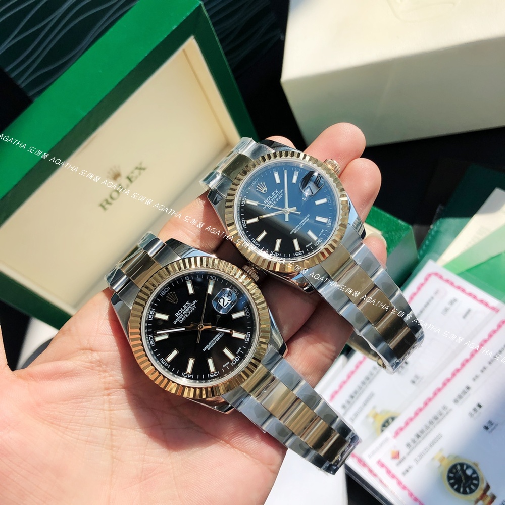 [롤렉스]  ROLEX DATEJUST 36/41mm 126331 데이저스트 콤비 인덱스 블랙 다이얼 프레지던트(Presidents)밴드