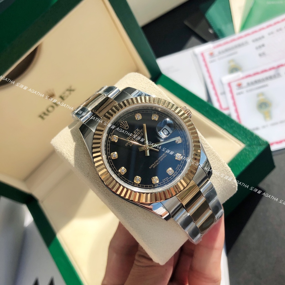 [롤렉스]  ROLEX DATEJUST 36/41mm 126331 데이저스트 콤비 텐포인트 블랙 다이얼 프레지던트(Presidents)밴드