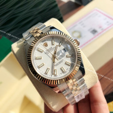 [롤렉스]  ROLEX DATEJUST 36/41mm 126331 데이저스트 로즈골드 콤비 인덱스 화이트 다이얼 쥬빌레/오이스트(Jubilee)밴드