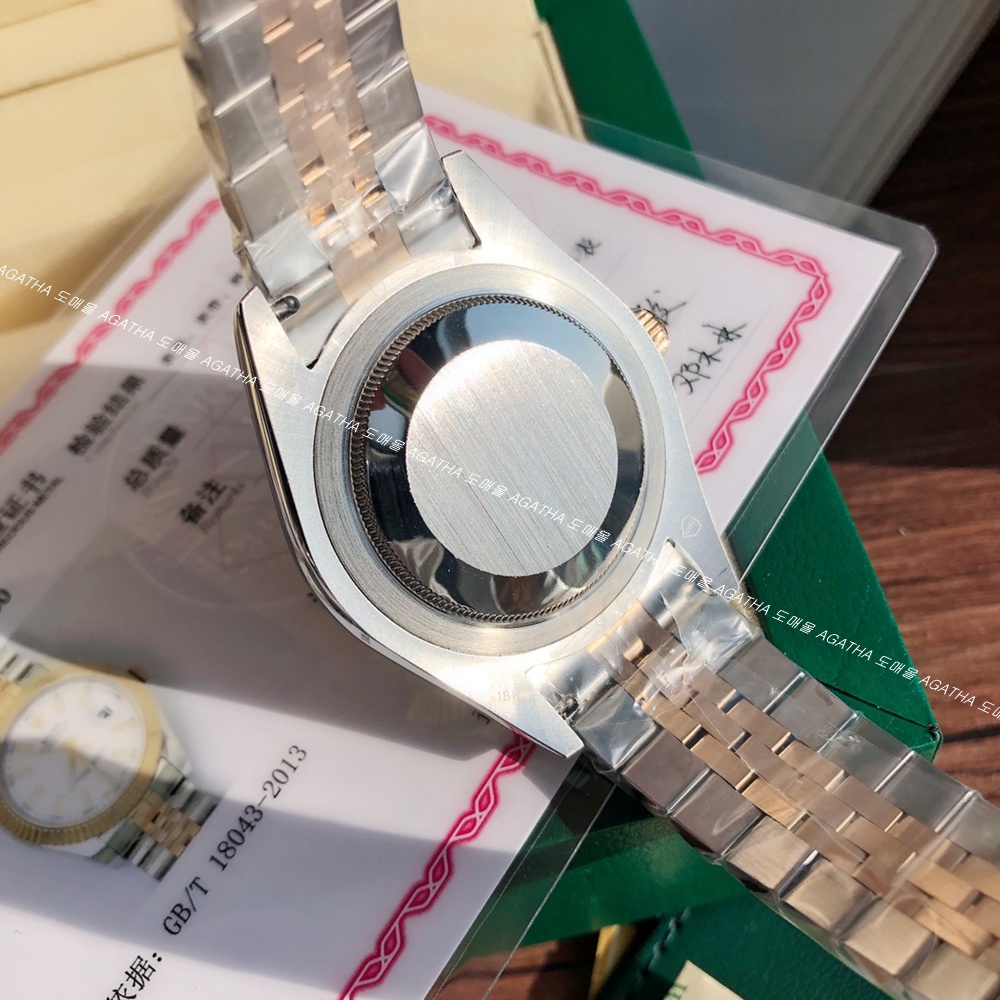 [롤렉스]  ROLEX DATEJUST 36/41mm 126331 데이저스트 로즈골드 콤비 인덱스 블랙 다이얼 쥬빌레/오이스트(Jubilee)밴드