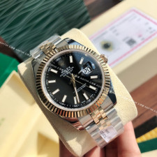 [롤렉스]  ROLEX DATEJUST 36/41mm 126331 데이저스트 로즈골드 콤비 인덱스 블랙 다이얼 쥬빌레/오이스트(Jubilee)밴드