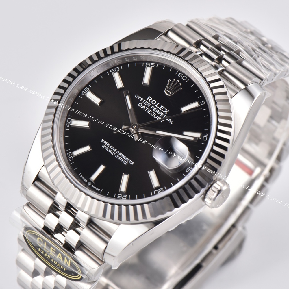 [롤렉스]  ROLEX DATEJUST 36/41mm 126334 데이저스트 인덱스 블랙 다이얼 쥬빌레(Jubilee)밴드