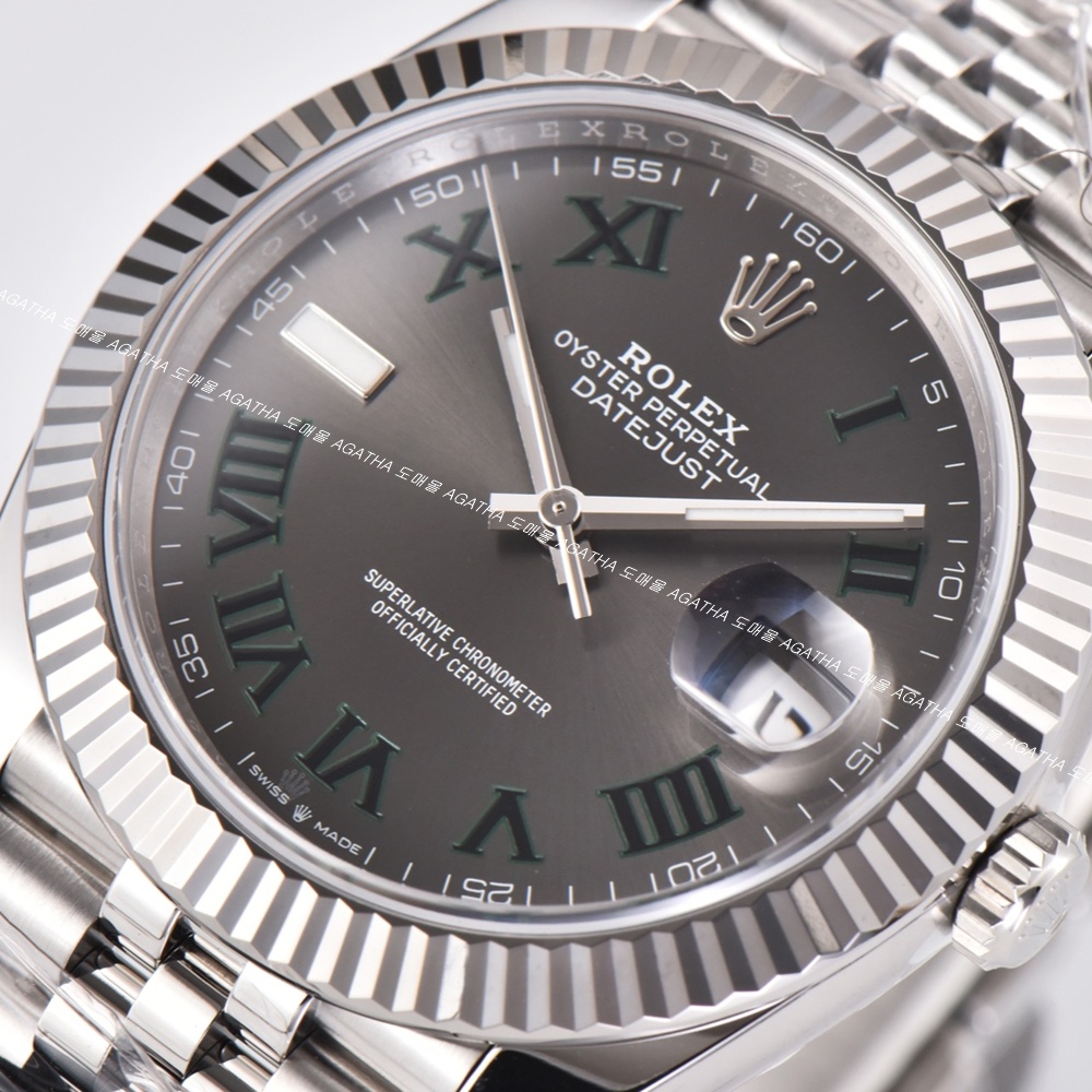 [롤렉스]  ROLEX DATEJUST 36/41mm 126334 데이저스트 로만 다크로듐 다이얼 쥬빌레(Jubilee)밴드