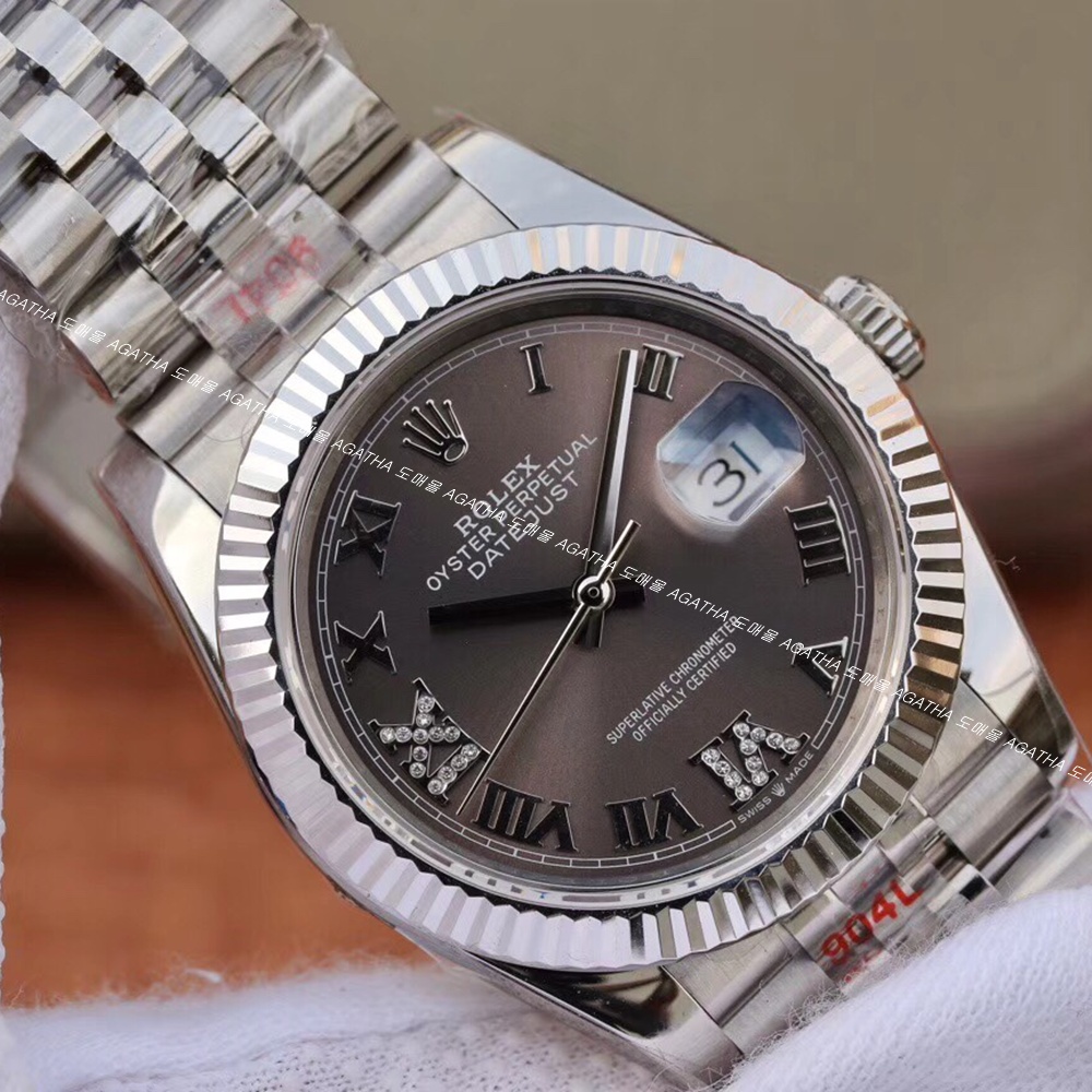 [롤렉스]  ROLEX DATEJUST 36/41mm 126334 데이저스트 로만 다크로듐 다이얼 쥬빌레(Jubilee)밴드