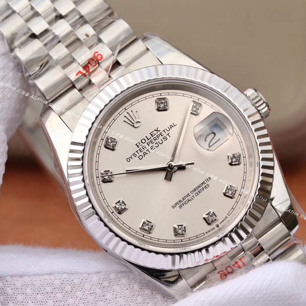[롤렉스]  ROLEX DATEJUST 36/41mm 126334 데이저스트 텐포인트 실버 다이얼 쥬빌레(Jubilee)밴드