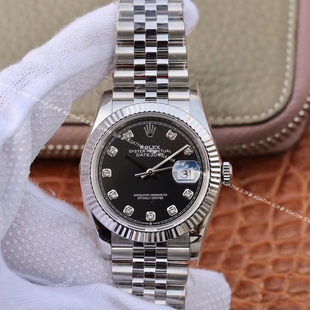 [롤렉스]  ROLEX DATEJUST 36/41mm 126334 데이저스트 텐포인트 블랙 다이얼 쥬빌레(Jubilee)밴드