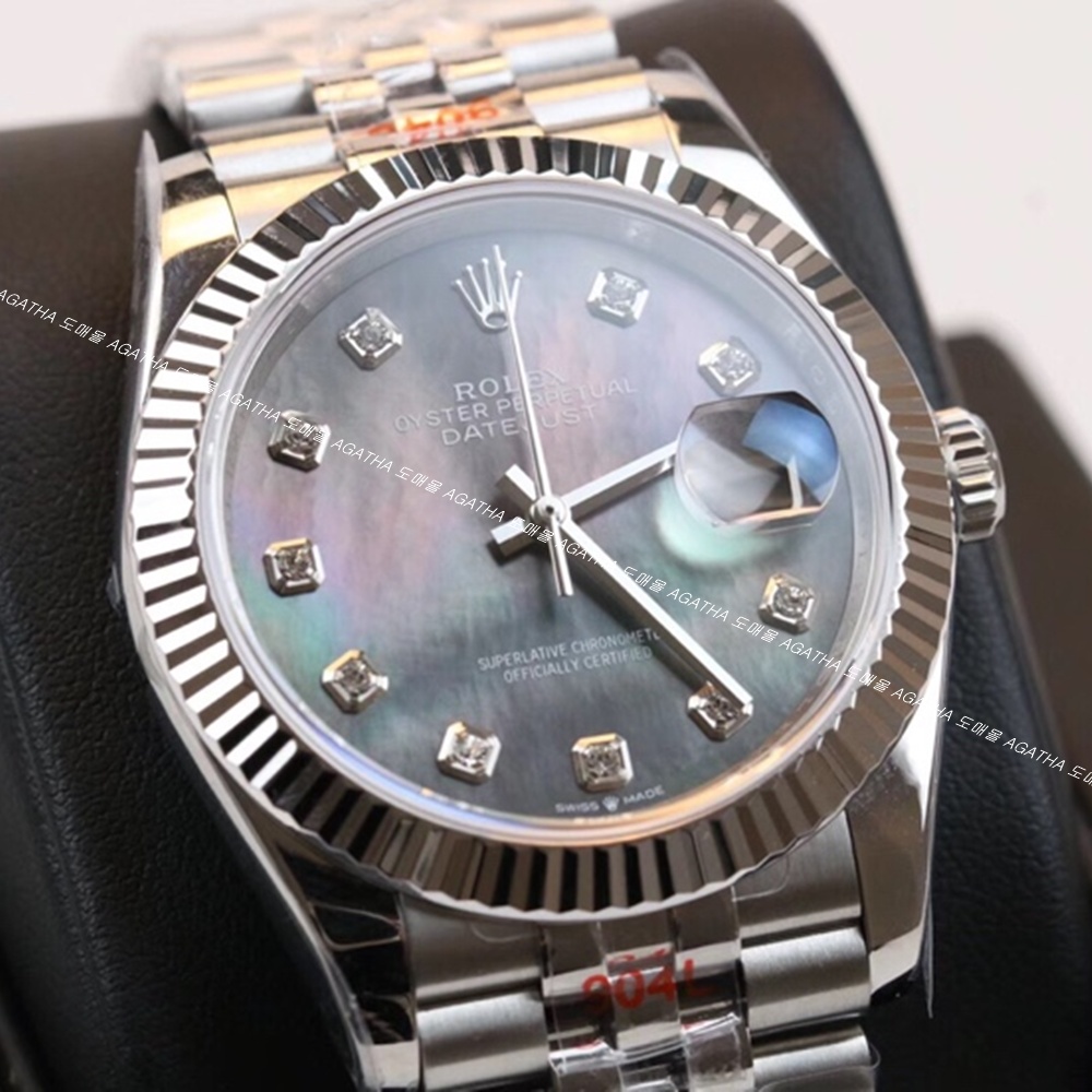 [롤렉스]  ROLEX DATEJUST 36/41mm 126334 데이저스트 텐포인트 다크로듐 진주펄 다이얼 쥬빌레(Jubilee)밴드