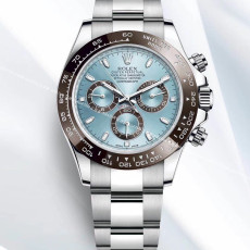 [롤렉스] Rolex Oyster Perpetual Daytona Cosmograph -  롤렉스 데이토나 플래티넘 아이스블루 코스모그래프 40mm 화이트 다이얼 엘로우골드 콤비