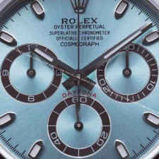 [롤렉스] Rolex Oyster Perpetual Daytona Cosmograph -  롤렉스 데이토나 플래티넘 아이스블루 코스모그래프 40mm 화이트 다이얼 엘로우골드 콤비