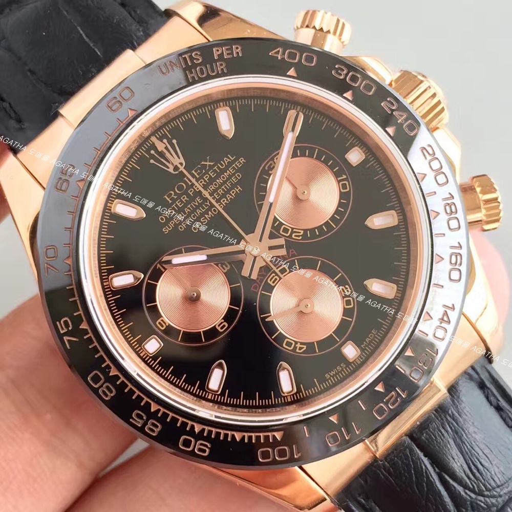 [롤렉스] Rolex Oyster Perpetual Daytona Cosmograph -  롤렉스 신형 블랙 데이토나 코스모그래프 40mm