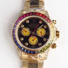 [롤렉스] Rolex Oyster Perpetual Daytona Cosmograph -  롤렉스 데이토나 레인보우 엘로우골드 코스모그래프 40mm