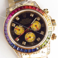 [롤렉스] Rolex Oyster Perpetual Daytona Cosmograph -  롤렉스 데이토나 레인보우 엘로우골드 코스모그래프 40mm