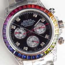 [롤렉스] Rolex Oyster Perpetual Daytona Cosmograph -  롤렉스 데이토나 레인보우 실버 코스모그래프 40mm