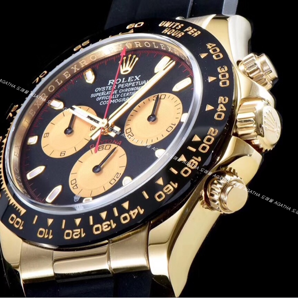 [롤렉스] Rolex Oyster Perpetual Daytona Cosmograph -  롤렉스 데이토나 코스모그래프 40mm 러버밴드