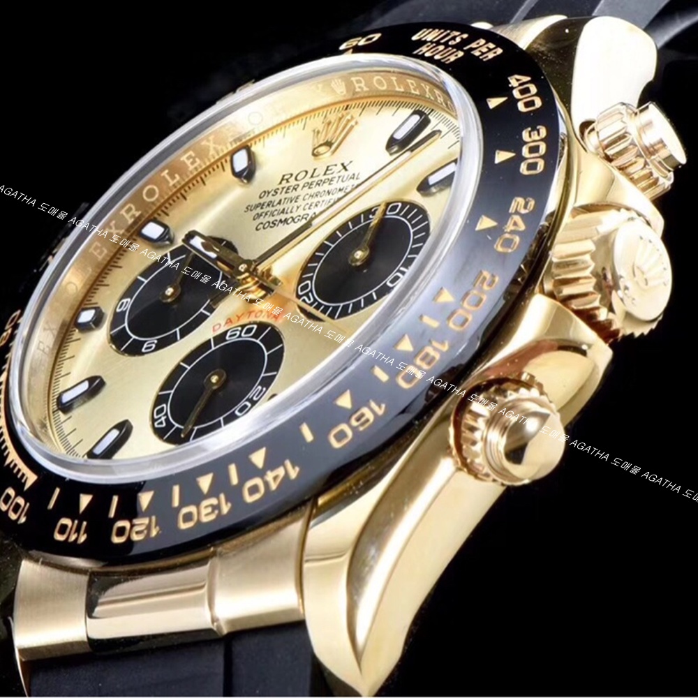 [롤렉스] Rolex Oyster Perpetual Daytona Cosmograph -  롤렉스 데이토나 코스모그래프 40mm 러버밴드