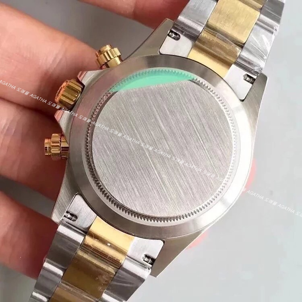 [롤렉스] Rolex Oyster Perpetual Daytona Cosmograph -  롤렉스 데이토나 코스모그래프 40mm 화이트 다이얼 엘로우골드 콤비