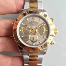 [롤렉스] Rolex Oyster Perpetual Daytona Cosmograph -  롤렉스 데이토나 코스모그래프 40mm 화이트 다이얼 엘로우골드 콤비