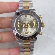 [롤렉스] Rolex Oyster Perpetual Daytona Cosmograph -  롤렉스 데이토나 코스모그래프 40mm 화이트 다이얼 엘로우골드 콤비